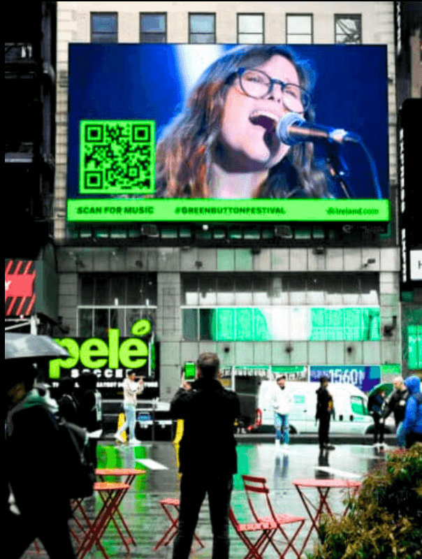 Middle of Times Square Mega Billboard